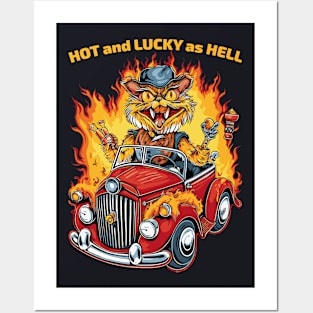 Hot and Lucky as Hell Posters and Art